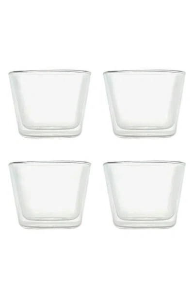 Cloudnola Rocks Set Of 4 Glasses In Transparent