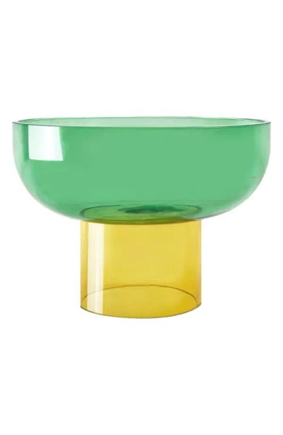 Cloudnola Tip Top Glass Bowl In Green
