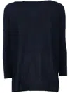 Clouds Knitted Sweater In Blau