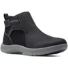 Cloudsteppers By Clarks Adella Cove Womens Faux Suede Slip On Casual And Fashion Sneakers In Black
