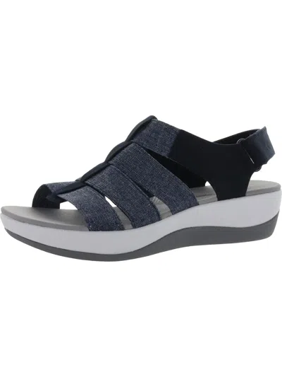 Cloudsteppers By Clarks Arla Meg Womens Flats Casual Slingback Sandals In Multi