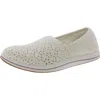 Cloudsteppers By Clarks Breeze Emily Womens Perforated Casual Slip-on Sneakers In White