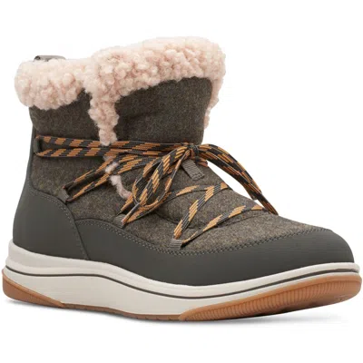 Cloudsteppers By Clarks Breeze Glacier Womens Lace-up Polyester Booties