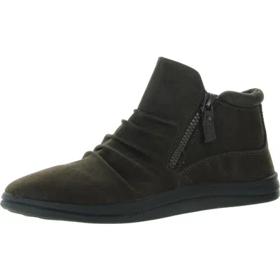 Cloudsteppers By Clarks Breeze Range Womens Zipper Slouchy Ankle Boots In Brown
