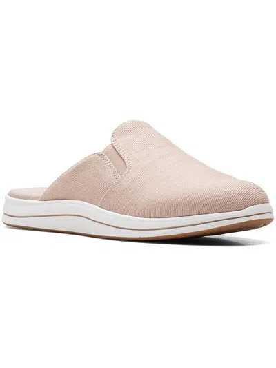 Cloudsteppers By Clarks Breeze Shore Womens Slip On Round Toe Mules In Pink