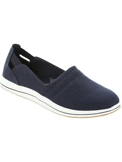 Cloudsteppers By Clarks Breeze Step Ii Padded Insole Canvas Loafers In Blue