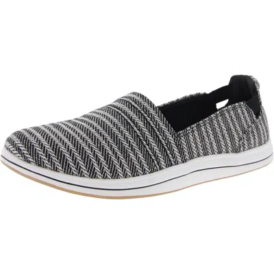 Cloudsteppers By Clarks Breeze Step Ii Womens Performance Lifestyle Slip-on Sneakers In Black