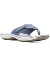 CLOUDSTEPPERS BY CLARKS BRINKLEY JAZZH WOMENS TOE-POST CUSHIONED FOOTBED FLIP-FLOPS