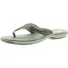 Cloudsteppers By Clarks Brinkley Womens Padded Insole Slip On Flip Flops In Grey
