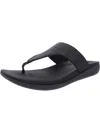 Cloudsteppers By Clarks Brio Vibe Womens Thong Slip On Flip-flops In Black