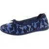 Cloudsteppers By Clarks Carly Hope Womens Knit Padded Insole Ballet Flats In Multi