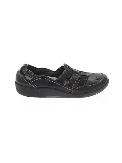 Pre-owned Cloudsteppers By Clarks Sandals In Black