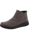 Cloudsteppers By Clarks Sillian2.0 Rise Womens Faux Suede Wedge Ankle Boots In Multi