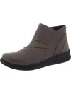 Cloudsteppers By Clarks Sillian 2.0 Rise Womens Faux Suede Zip Up Ankle Boots In Multi