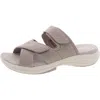Cloudsteppers By Clarks Womens Cushioned Footbed Manmade Strappy Sandals In White