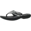 Cloudsteppers By Clarks Womens Padded Insole Flip-flops In Multi