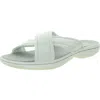 Cloudsteppers By Clarks Womens Padded Insole Manmade Slide Sandals In Multi