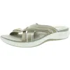 Cloudsteppers By Clarks Mira Isle Womens Strappy Machine Washable Slide Sandals In Multi