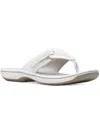 Cloudsteppers By Clarks Womens Slip On Padded Insole Flip-flops In Multi