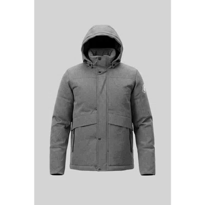 Cloudveil Truckee Herringbone Down Jacket In Grey Heather