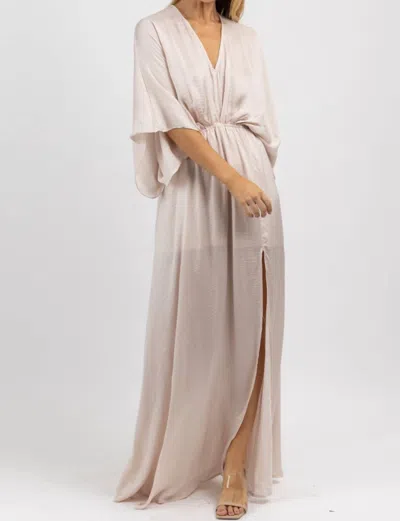Cloudwalk Sunday Muse Maxi Dress In Champagne In Beige