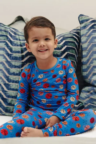 Clover Baby & Kids 'clover X Trae Young Two-piece Pajama Set In Orange