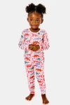 Clover Baby & Kids Long Sleeve Pajama Set In Pink