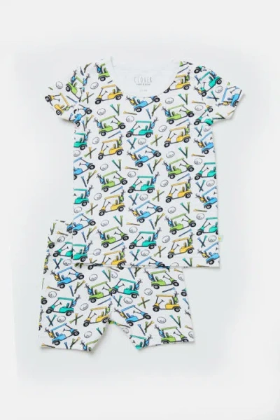 Clover Baby & Kids Shorts Pajama Set In Multi