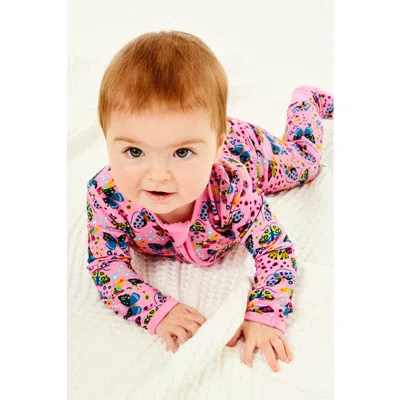 Clover Baby & Kids Soft & Stretchy Zipper Footie In Multi