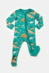 Clover Baby & Kids Soft & Stretchy Zipper Footie