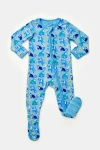Clover Baby & Kids Soft & Stretchy Zipper Footie