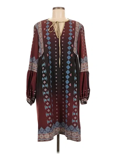 Pre-owned Clover Canyon Casual Dress In Burgundy