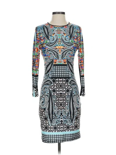 Pre-owned Clover Canyon Cocktail Dress In Blue