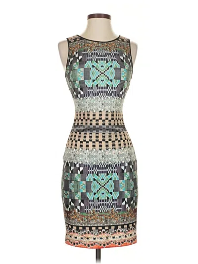 Pre-owned Clover Canyon Cocktail Dress In Blue