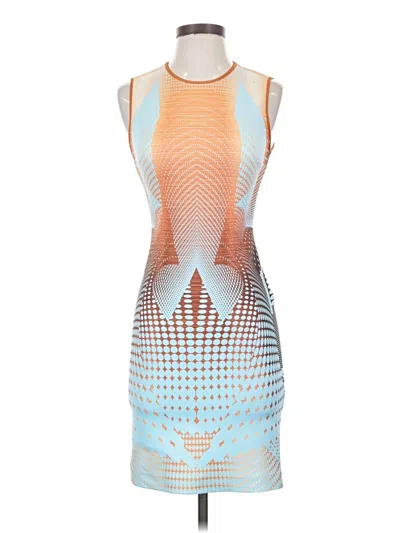 Pre-owned Clover Canyon Cocktail Dress In Blue