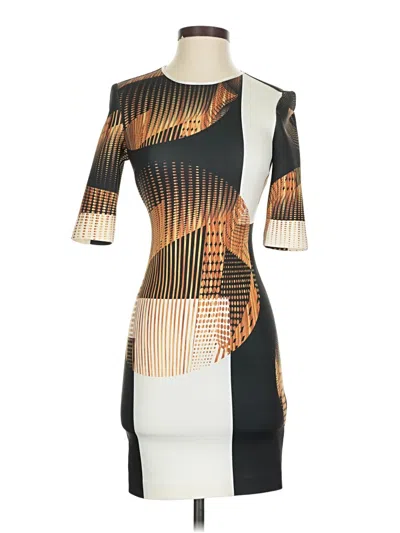 Pre-owned Clover Canyon Cocktail Dress In Brown