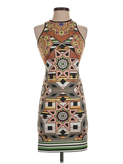 Pre-owned Clover Canyon Cocktail Dress In Brown