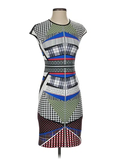 Pre-owned Clover Canyon Cocktail Dress In Gray