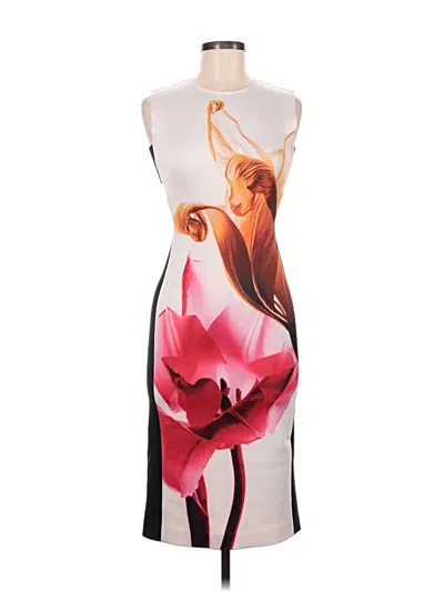 Pre-owned Clover Canyon Cocktail Dress In Ivory