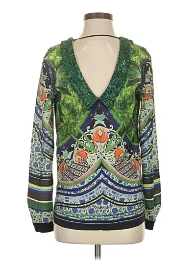 Pre-owned Clover Canyon Long Sleeve Blouse In Green