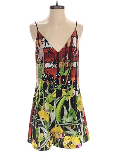 Pre-owned Clover Canyon Romper In Green