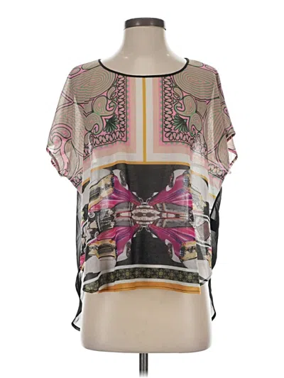 Pre-owned Clover Canyon Short Sleeve Blouse In Pink