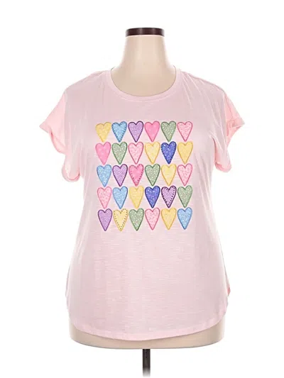 Pre-owned Clover Canyon Short Sleeve T-shirt In Pink