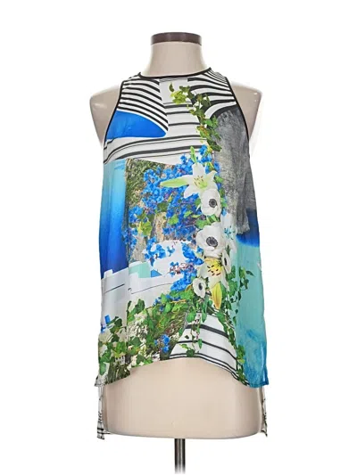 Pre-owned Clover Canyon Sleeveless Blouse In Blue