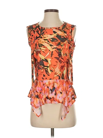 Pre-owned Clover Canyon Sleeveless Blouse In Orange
