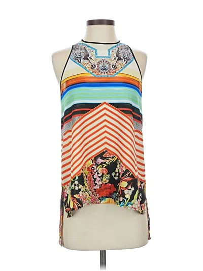 Pre-owned Clover Canyon Sleeveless Blouse In Orange