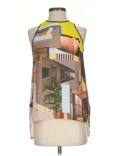 Pre-owned Clover Canyon Sleeveless Blouse In Yellow