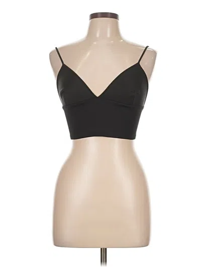 Pre-owned Clover Canyon Sleeveless Top Black Sweetheart Neckline Tops