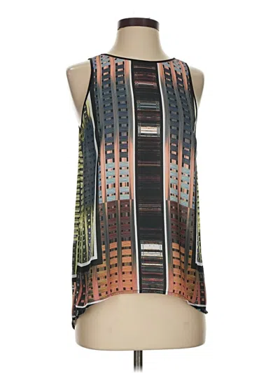 Pre-owned Clover Canyon Tank Top Black Halter Neckline Tops