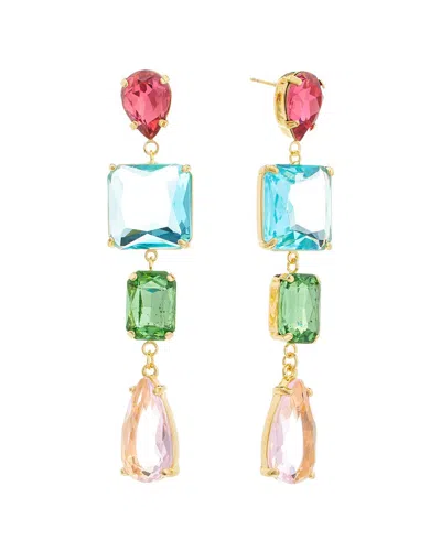 Cloverpost Cline 14k Plated Dangle Earrings In Gold